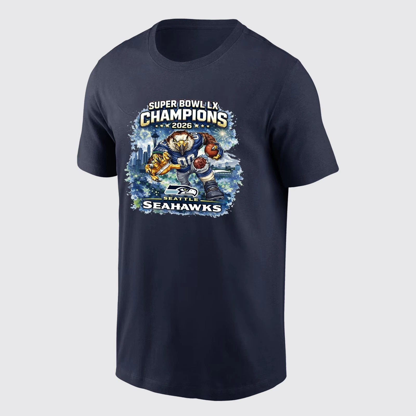 Seahawks 2026 Super Bowl LX Champions T-Shirt