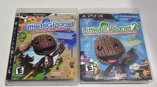 Little Big Planet PS3 Game Lot: 1 & 2 Sony Playstation 3 Excellent Condition CIB