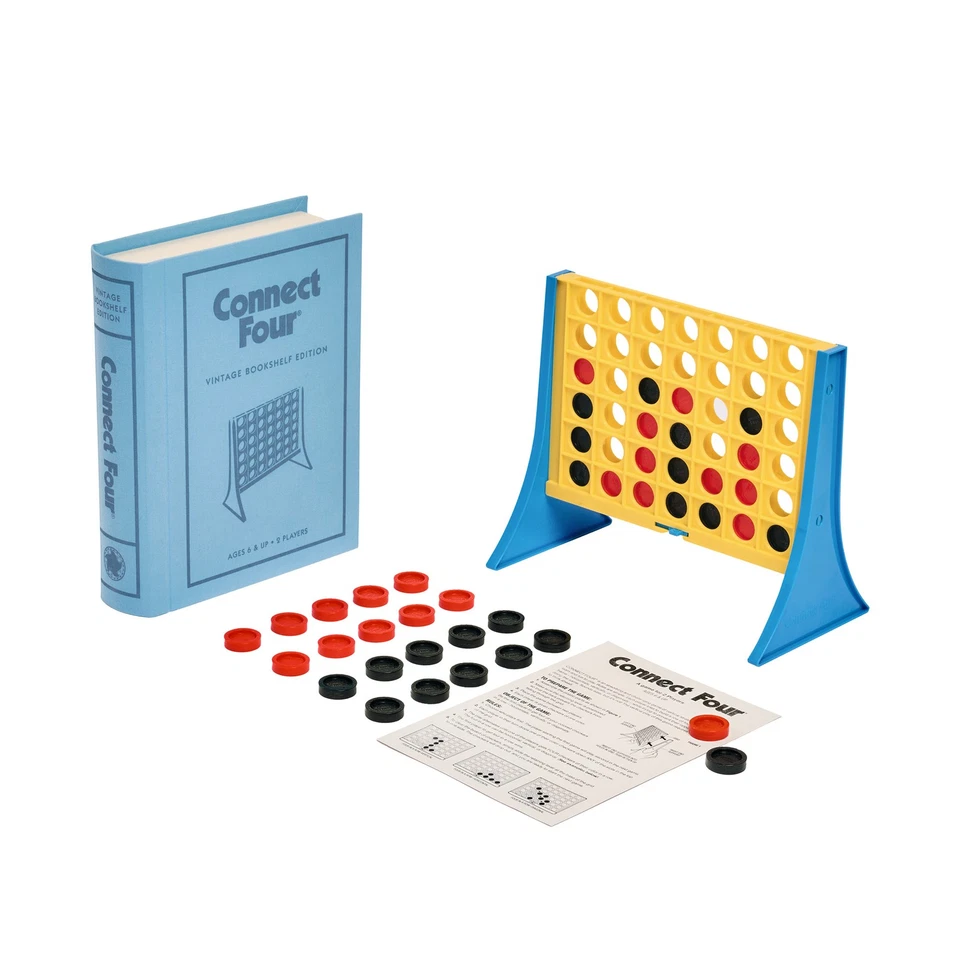 Connect 4 Game Hasbro Vintage Bookshelf Collectors Edition Board Game - Image 3 of 4