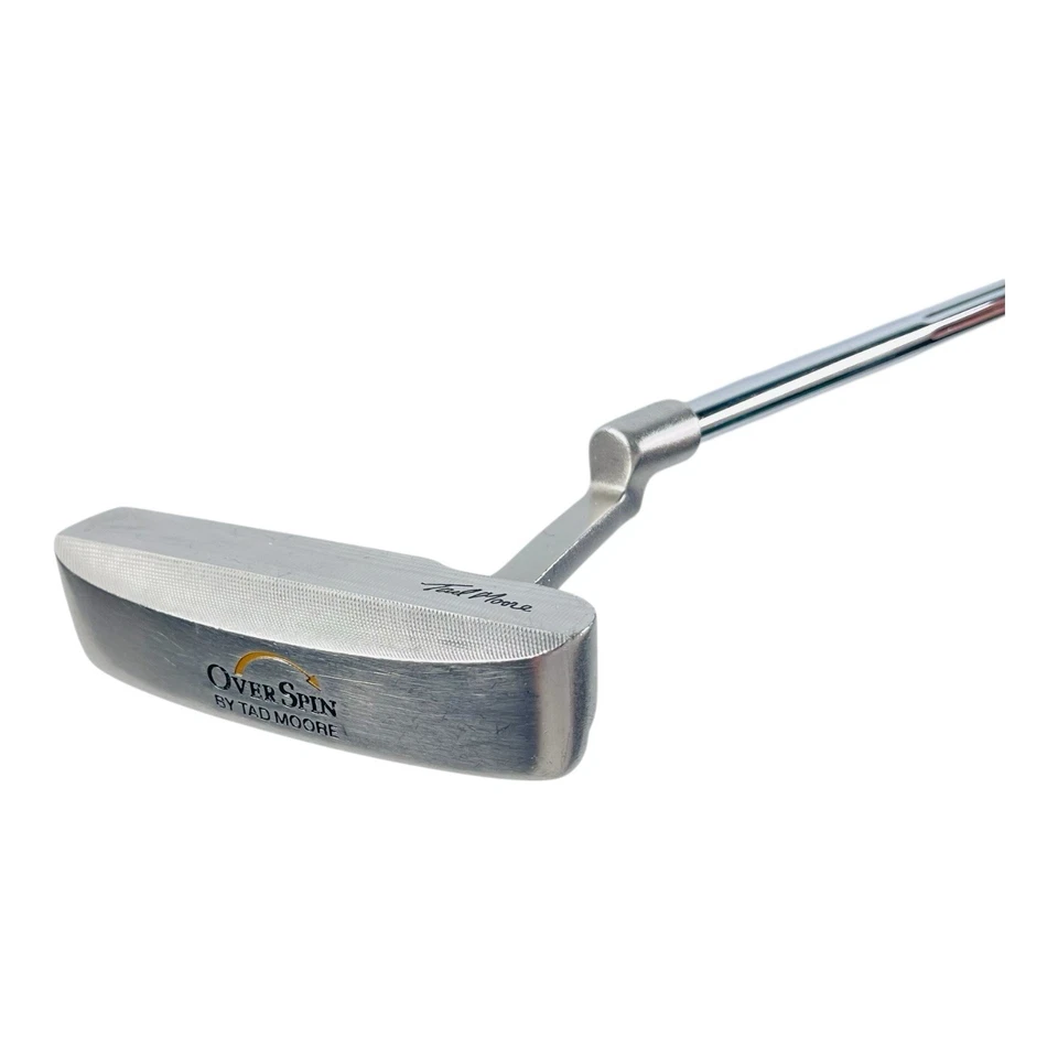 Tad Moore Overspin OA-1 Putter Milled Face Blade Steel Shaft 34" Right-Handed - Image 4 of 4