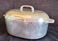 VTG Magnalite Wagner Ware Sydney O 4265 P Roaster Dutch Oven w/ Lid & Trivet