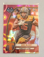 Bru McCoy 2024 Bowman University Chrome Refractor Pink Lava #28/ TN VOLS