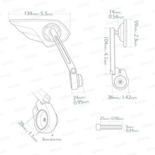 Motorcycle & Scooter Mirror Assemblies for Moto Guzzi V85 for sale
