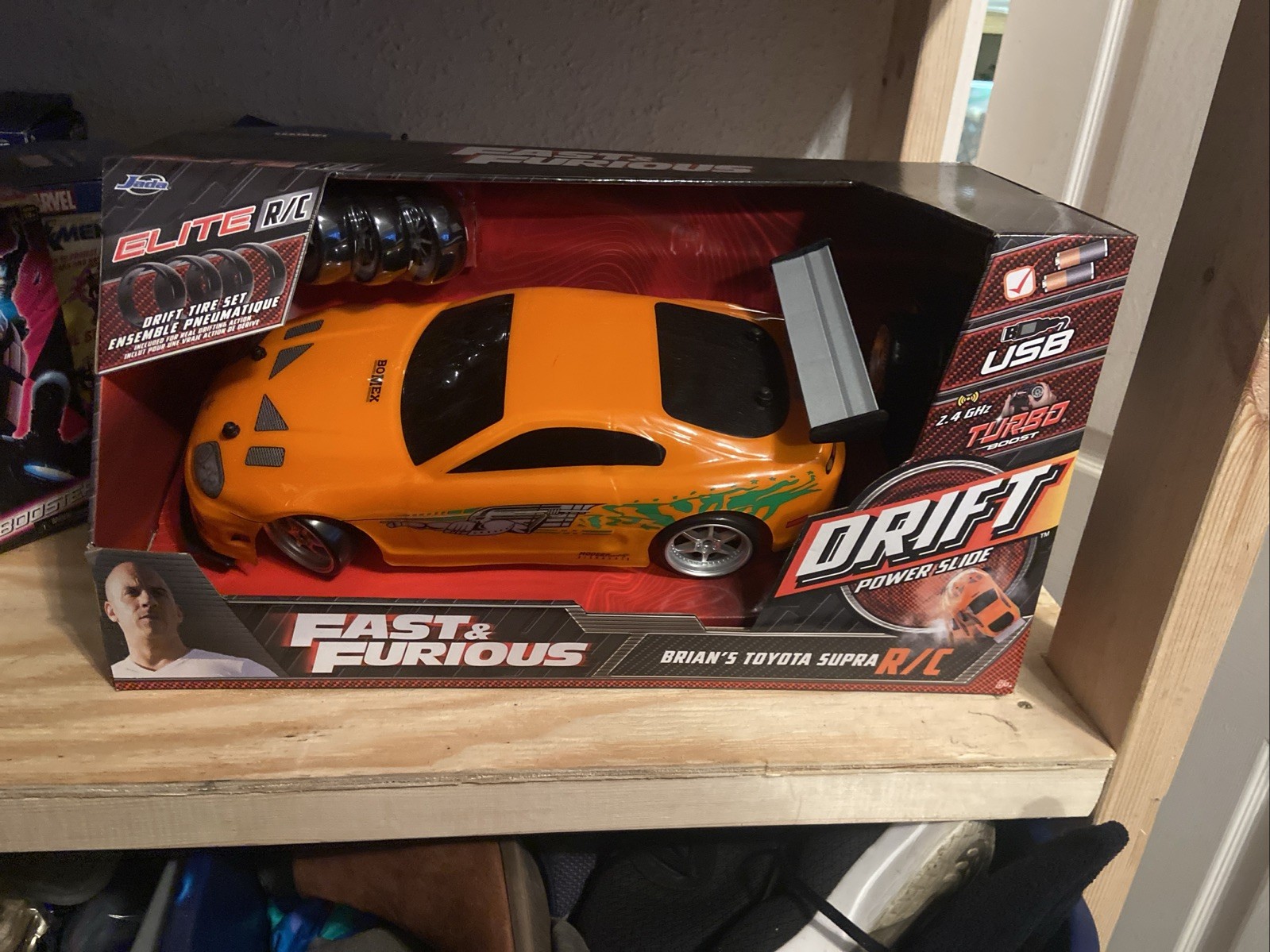 Fast and Furious RC 1/10 Powerslide Drift Brian's Toyota Sup