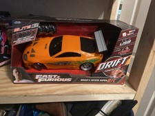 Fast and Furious RC 1/10 Powerslide Drift Brian's Toyota Supra By Jada