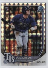 2025 Bowman Chrome Geometric Refractor /499 Jake Mangum #50 16zo