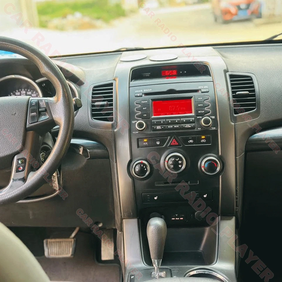 Radio estéreo inalámbrica Android 15 Carplay GPS navegación FM BT para Kia Sorento 2011-2015 Foto 4 de 4