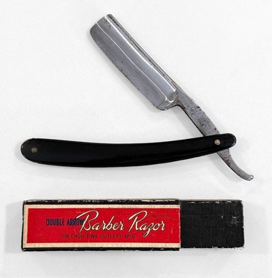 Vintage Sin Chun Hwa Double Arrow BARBER RAZOR Straight Razor #66 - China