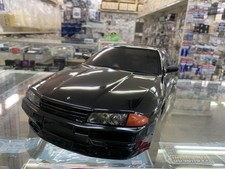 Carrozzeria verniciata auto Tamiya 1/10 RC Nissan Skyline R32 nera