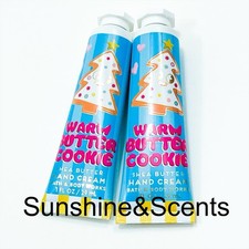 2-PACK Bath  Body Works WARM BUTTER COOKIE Hand Cream 1oz Each NEW Shea Butter