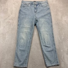 J.Crew Jeans Women's 30 Light Blue High-Rise Classic Vintage Straight Leg Denim