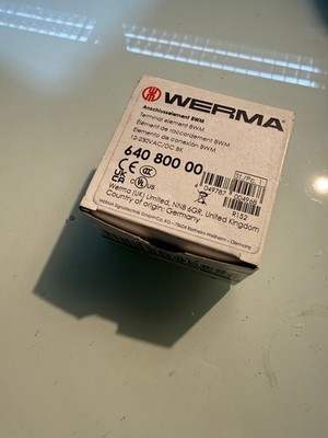 WERMA 640 800 00   Anschlusselement 02 BWM 12 230 VAC/DC