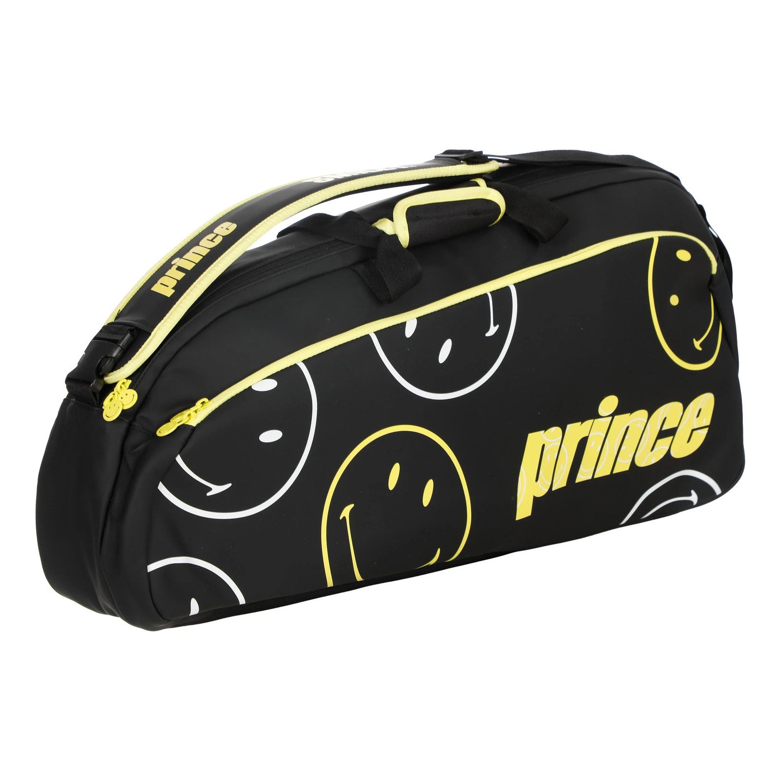 Prince Smiley Schlägertasche Tennis Unisex schwarz