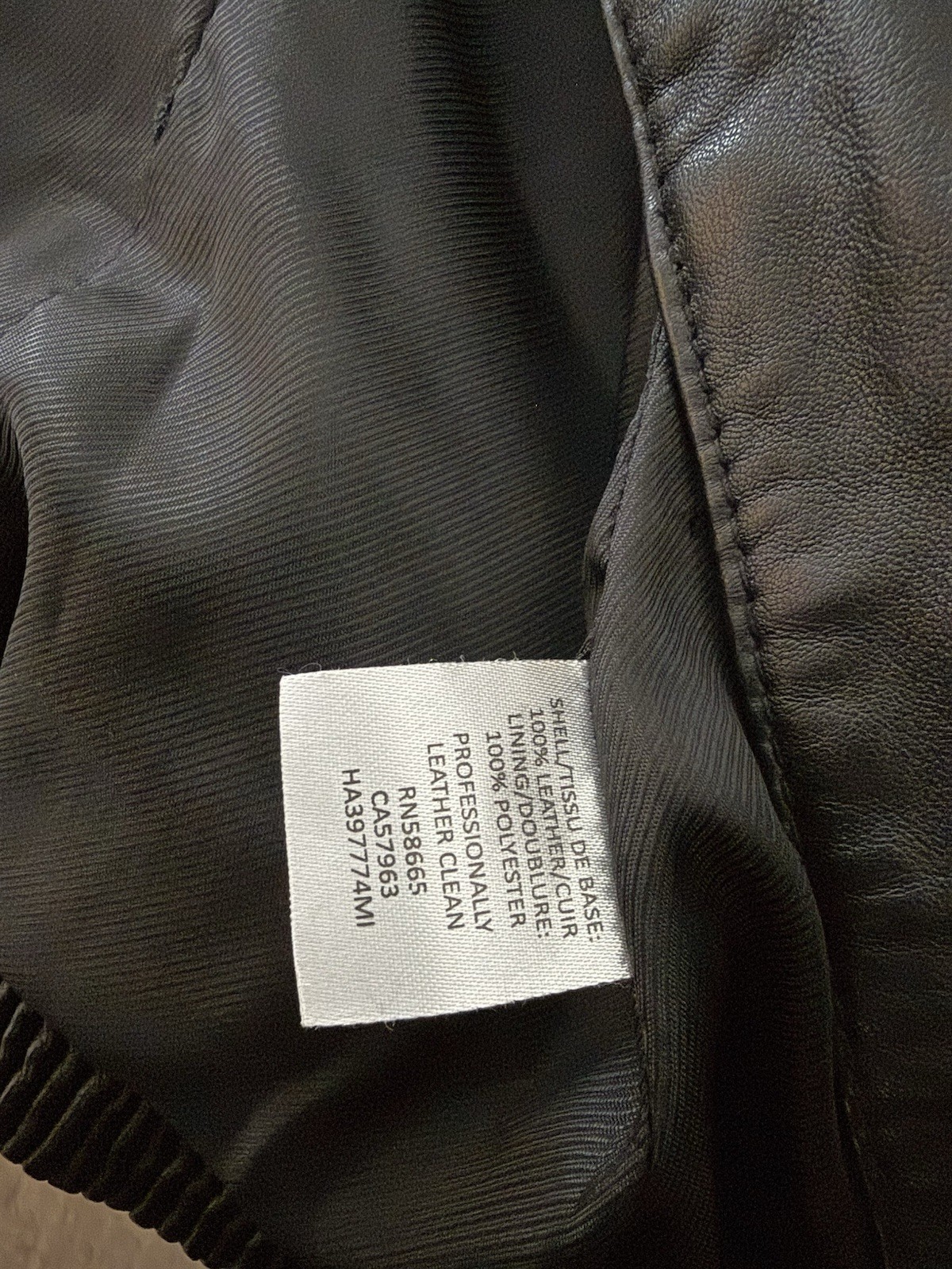 Halogen Leather Moto Jacket Medium - image 3