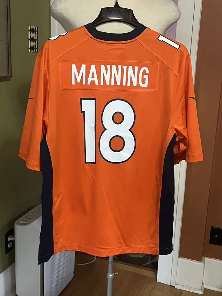 Nike On Field Peyton Manning Denver Broncos Jersey sz Women’s L - Image 2 of 4