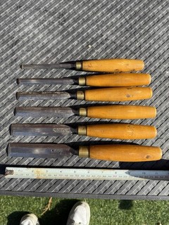 Vintage Mawhood Chisels Carpentry Tools Job Lot Or Set ? Used Vgc