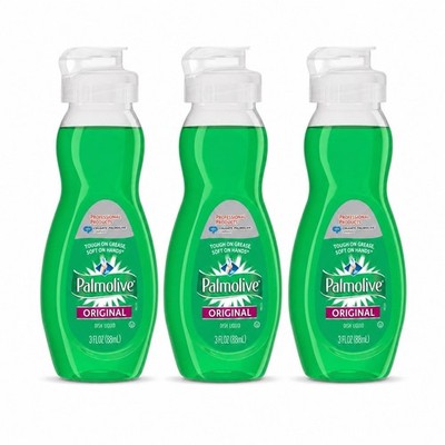 Palmolive Original Dish Soap Liquid 3 fl oz (88mL) - 3 Pack