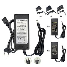 12V DC Power Supply Adapter 1A  8A for LED Strip CCTV Camera DVR Charger