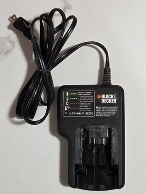 Black & Decker Lithium 20v Battery Charger 406A Type 1 Model LCS20 TESTED 