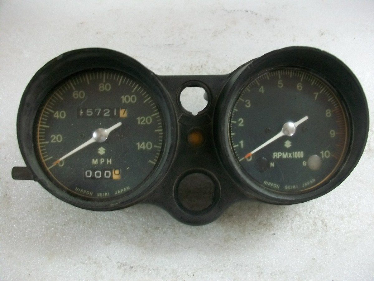OEM! Suzuki 1972-1977 GT250 GT 250 Gauges Meters Speedometer