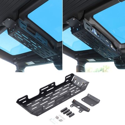 Front Sunroof Storage Box Organizer Molle Panel For Fit Hummer EV SUV 2024-26 US