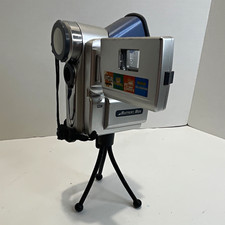 Silver/Blue Handheld Digital Camcorder 2.5in LCD 10x Optical Zoom USB SD