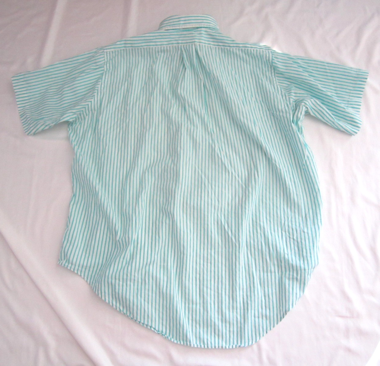 Vtg Men Brooks Brothers Cotton Stripes Short Sleeve Shirt Sz 16.5 (MT761) USA thumbnail 12