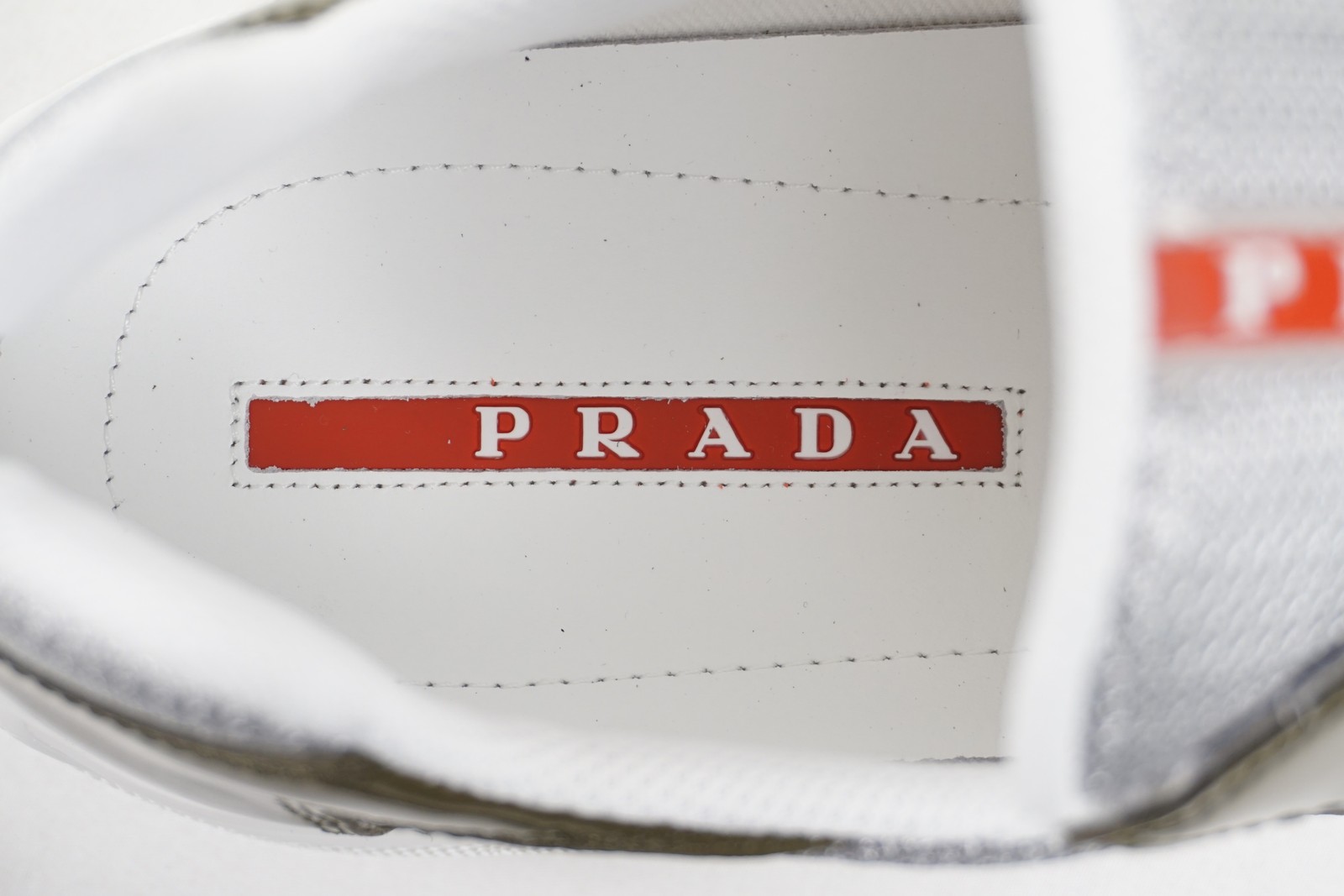 Prada America's Cup Sneakers In Loden Green/Silver - Designer Size 9.5 (4E3400) thumbnail 8