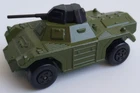 Lesney Matchbox WEASEL #73 1973 Camo Green Rolamatics tank 1970s vtg