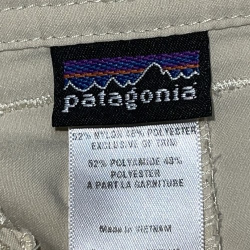 Patagonia Damen randlose Roll Up Splash Wanderhose Größe 8 khaki Outdoor - Bild 7 von 12