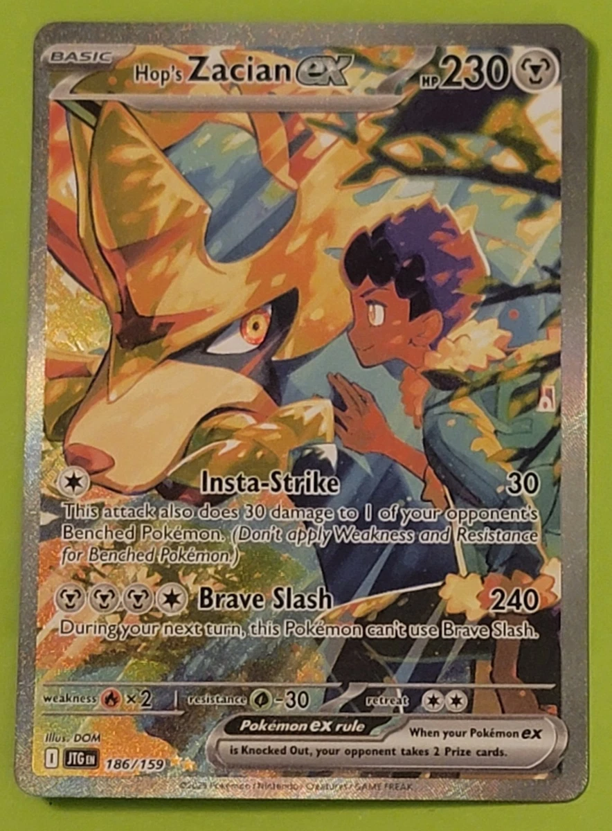 Hop's Zacian Ex 186/159 Sv09: Journey Together for sale | eBay