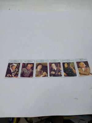 Vintage 1979 Clue Full Set of CHARACTER/SUSPECT Cards Original! FREE SHIP