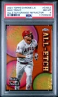 2024 Topps Chrome Logofractor #CAEL-2 Mike Trout Chrome All Etch Orange PSA 8
