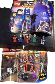 Lego 6857 Dynamic Duo Funhouse Escape Complete Box Instruction & Super Heroes