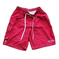 TYR Guard Swim Trunks Mens Large Red Board Sh...