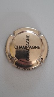capsule de Champagne Ariston Jean Antoine Numero 2 Plaqué Or Rare