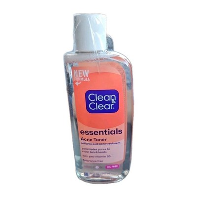 Clean & Clear Essentials Acne Toner Salicylic Acid Acne Treatment   Exp 05/26