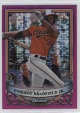 2024 Bowman Sterling Prospect Magenta Refractor /75 Enrique Bradfield Jr 09v1