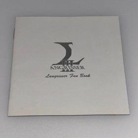 Langrisser Ⅲ 3 SEGA SATURN  w/ Spine Card Japanese  Retro Game