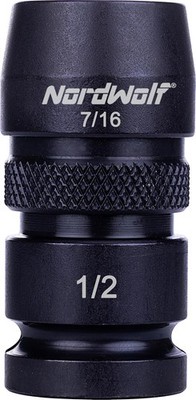 NordWolf Impact Wrench Adapter 1/2'' Sq Drive Female to 7/16'' Hex Quick Change
