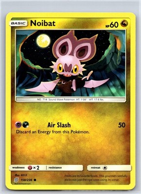 Noibat 158/236 Common Unified Minds Pokemon NM/M 529b-26