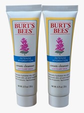 2 - Burts Bees Intense Hydration Cream Cleanser With Clary Sage - 0.75 Oz Each