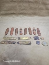 Hand Poured Copper Brass Ingots Scrap Metal Lot 149.9oz Smelting