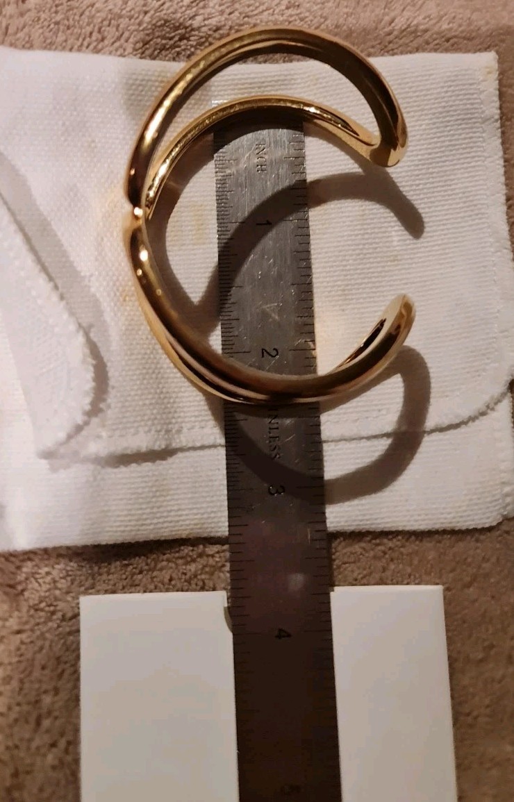Authentic Chloè Cuff Bangle Bracelet - image 6