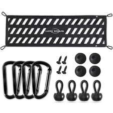 Lucky Straps Tailgate Net For Pickup Truck Bed 60 X X 18 Black