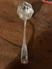 Sterling Silver Cream Ladle Benjamin Franklin By Towle Mono