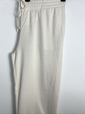 NEW LOOK - MATENITY WIDE LEG TROUSERS  - SIZE 12 - CREAM