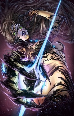   WITCHBLADE #22 DRAX GAL 616 COMICS Virgin FOIL Variant C LTD 500
