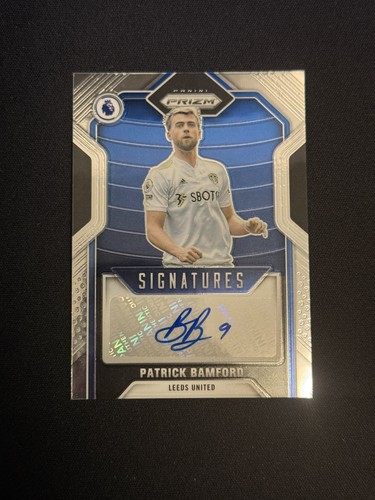 Patrick Bamford Auto Base 2021-22 Panini Prizm Premier League Leeds