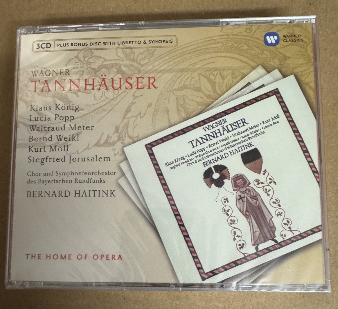 Wagner: Tannhäuser Bernard Haitink 3 CD box set NEW